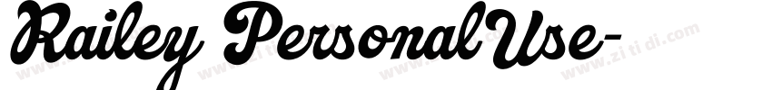 Railey PersonalUse字体转换